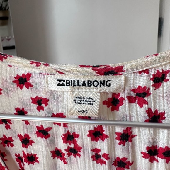 Billabong Twirl Twist Minidress in Red - Picture 5 of 5